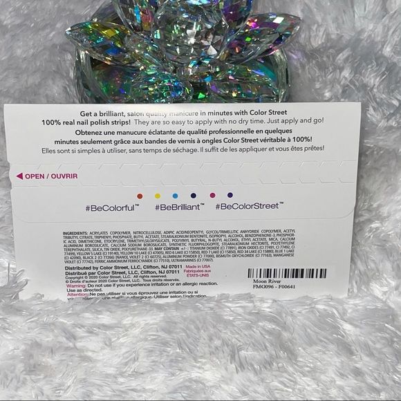 Color Street - Moon River, moody glittery gray, nail sets. - Picture 7 of 8